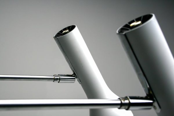 Pair of Dieter Waeckerlin Clamp Spotlights, 1960s Swiss Modernist Design - Image 11