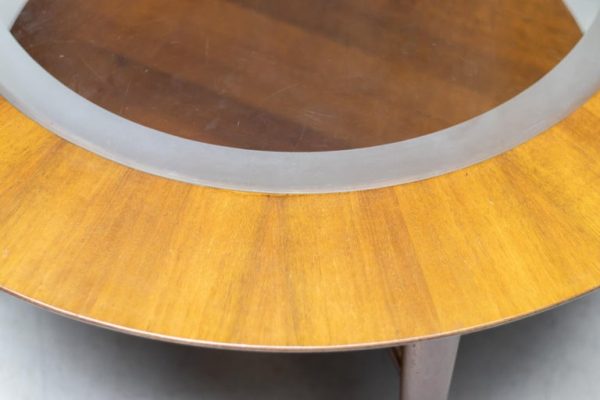 Italian Walnut and Glass Coffee Table, 1955 - Image 7