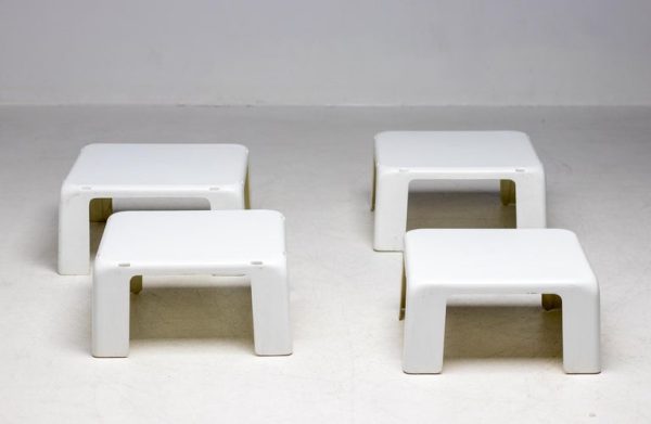 Set of Four Mario Bellini Nesting Tables, “Quattro Gatti", Italy, 1967 - Image 4