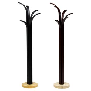Pair of Sculptural Plywood Coat Racks by Carlo Cerbaro for Porada