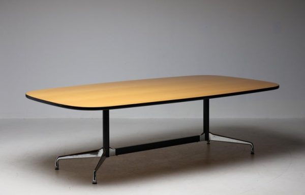 Charles Eames Segmented Base Conference Table in Beech by Vitra - Image 7