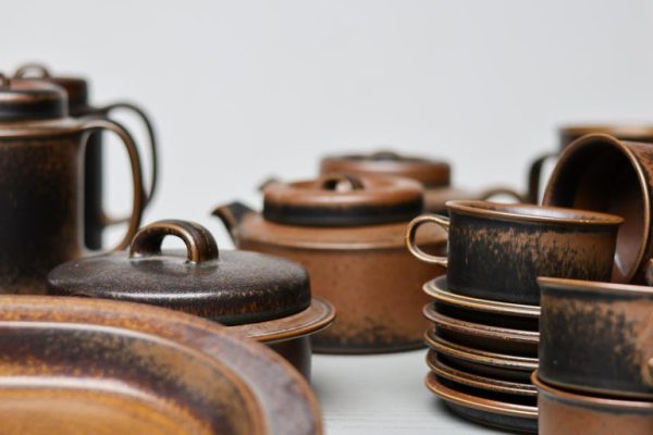 Extensive 94 Piece Arabia Ruska Tea and Coffee Serveware, Finland, 1970s - Image 5