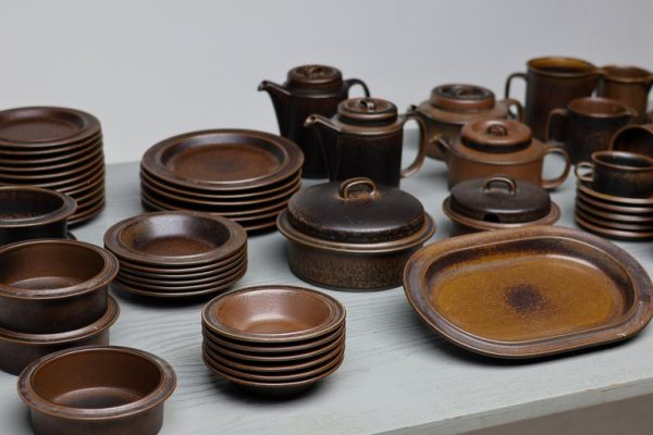 Extensive 94 Piece Arabia Ruska Tea and Coffee Serveware, Finland, 1970s - Image 6