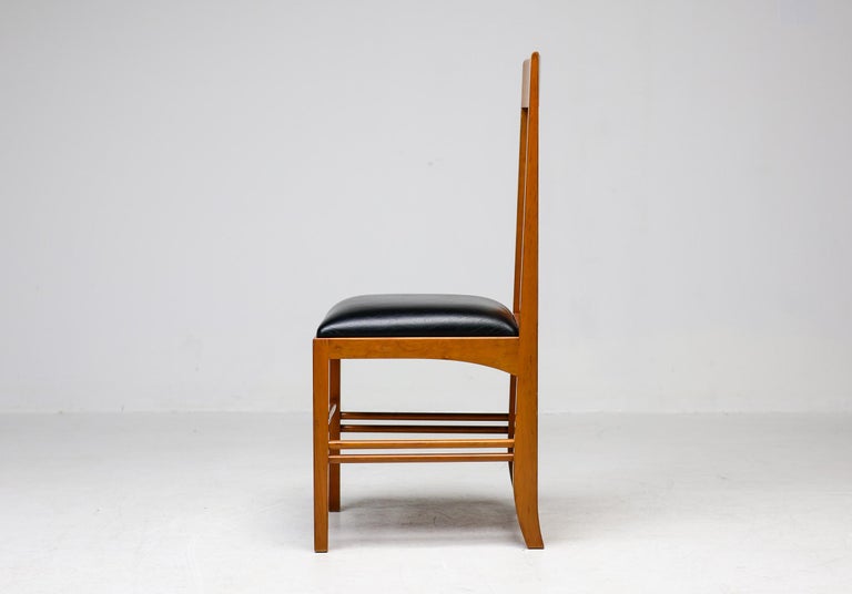 Frank Lloyd Wright '608 Taliesin' Table + Four Mackintosh “309 Ingram” Chairs - Image 12