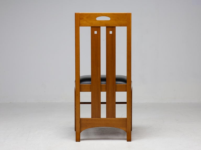 Frank Lloyd Wright '608 Taliesin' Table + Four Mackintosh “309 Ingram” Chairs - Image 14