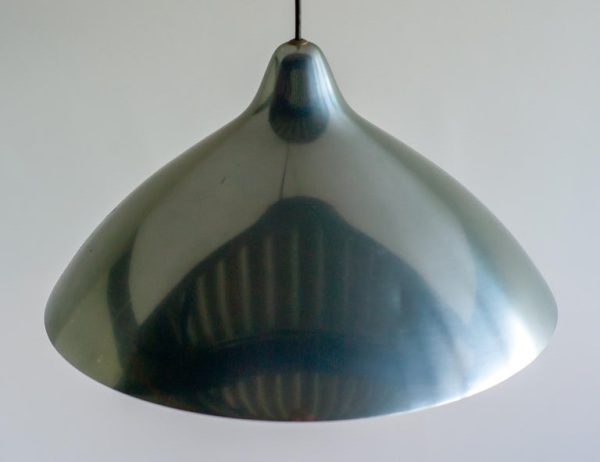 Polished Aluminum Pendant by Lisa Johansson-Pape - Image 4