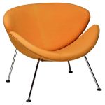 Mid Century Modern Orange Orange Slice Chair by Pierre Paulin