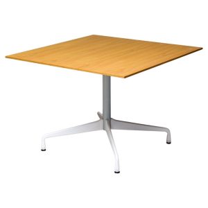 Eames Segmented Base Dining Table by Vitra — Custom Square Oak Top