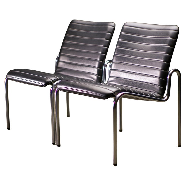 Pair of Kho Liang Ie Model 703 Lounge Chairs, 1968