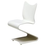 Design Icon – Verner Panton White S-Chair Model 275 for Thonet, 1965