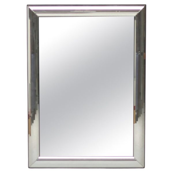 Belgian Multifaceted Glass Wall Mirror