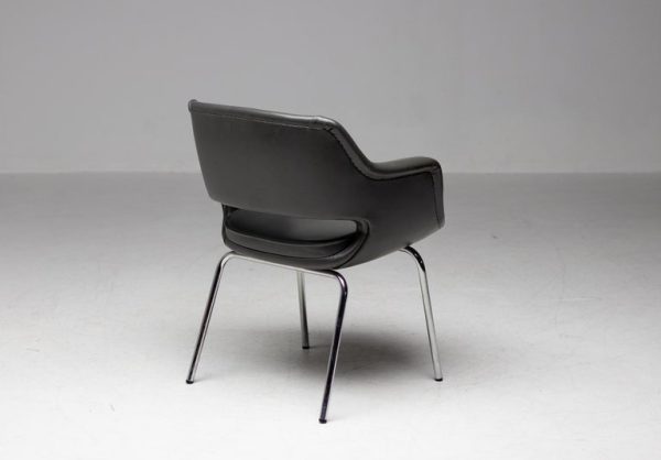 Olli Mannermaa Kilta Chairs Elephant Hide Grey Scandinavian Mid Century Modern - Image 5