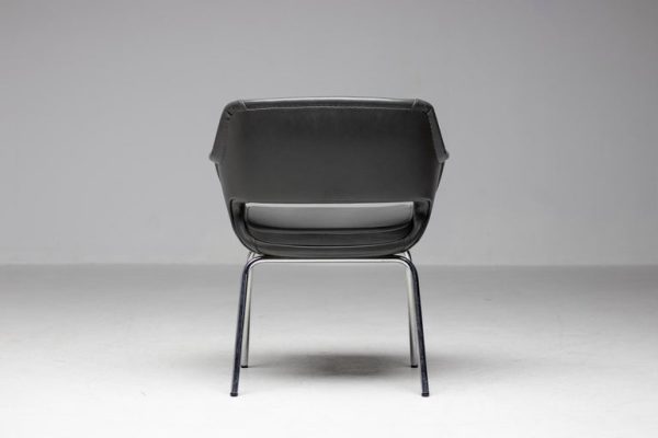 Olli Mannermaa Kilta Chairs Elephant Hide Grey Scandinavian Mid Century Modern - Image 6