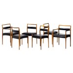 Set of Six Kai Kristiansen Dining Chairs