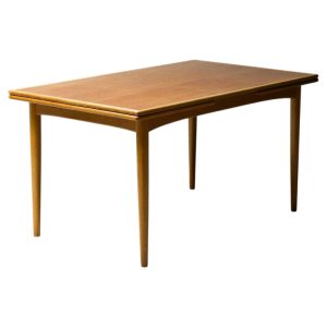 Yngvar Sandström for NK Sweden – Extendable Dining Table, Oak & Teak, 137–244 cm