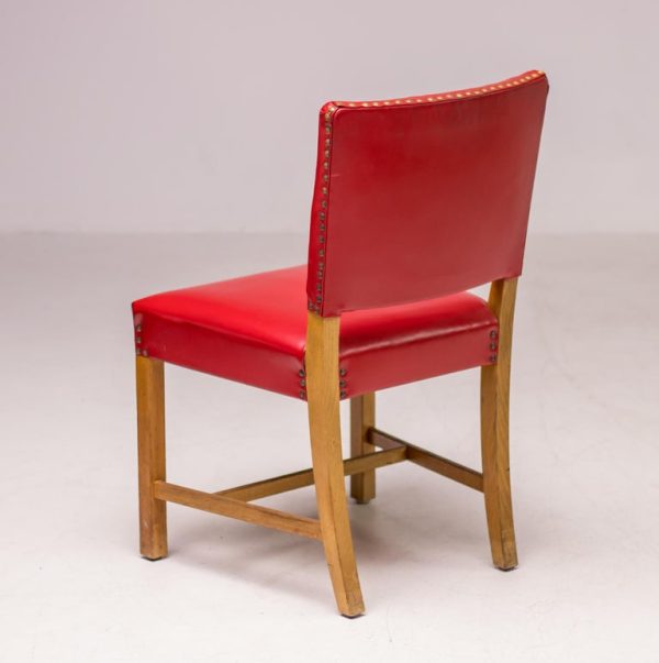 Kaare Klint ‘The Red Chair’ Model 3949 Chairs by Rud Rasmussen - Image 8