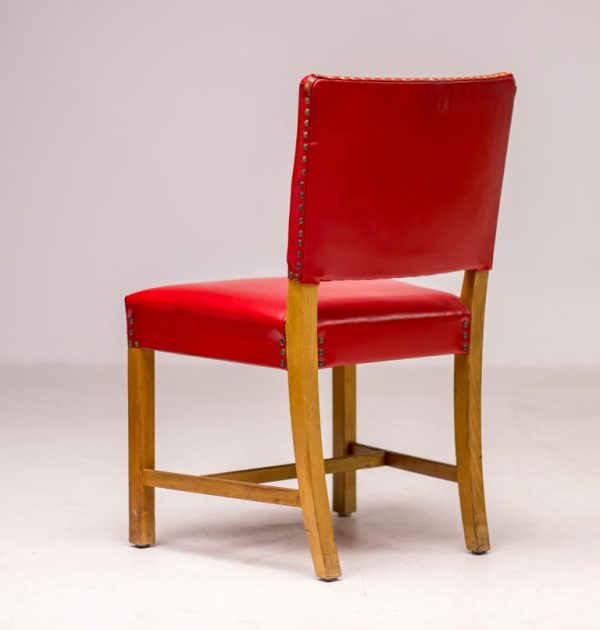 Kaare Klint ‘The Red Chair’ Model 3949 Chairs by Rud Rasmussen - Image 9