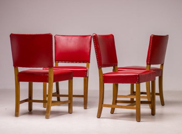 Kaare Klint ‘The Red Chair’ Model 3949 Chairs by Rud Rasmussen - Image 12