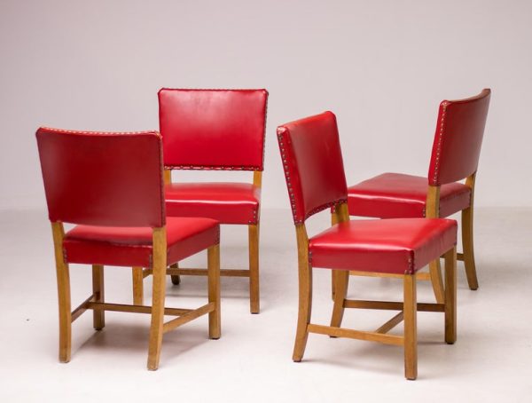 Kaare Klint ‘The Red Chair’ Model 3949 Chairs by Rud Rasmussen - Image 13