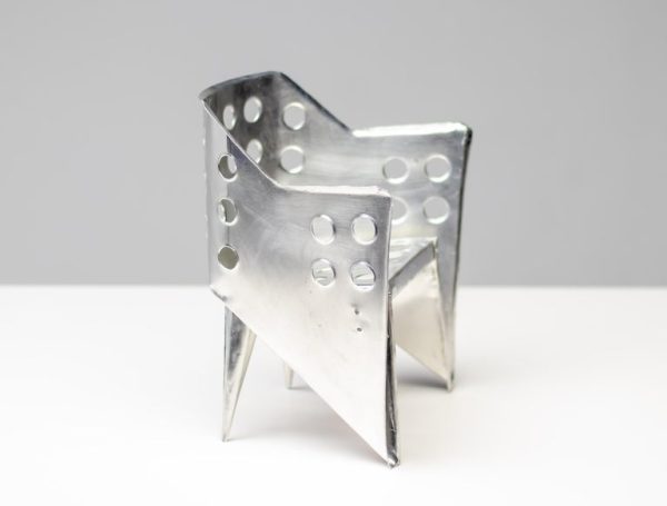 Unique Large Gerrit Thomas Rietveld "Aluminum Stoel" Model - Image 4