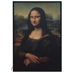 Virgil Abloh, "Mona Lisa", Artwork with Steel Frame, 2019