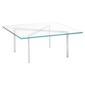 Barcelona Coffee Table Base by Mies van der Rohe for Knoll Studio, Chromed Steel