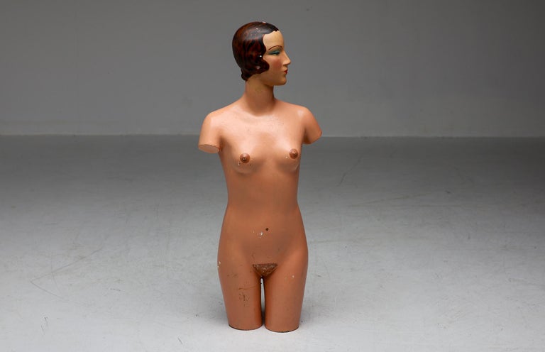 Siegel Paris Mannequin "Naked Dress" French Fashion Model Roaring Twenties - Image 2