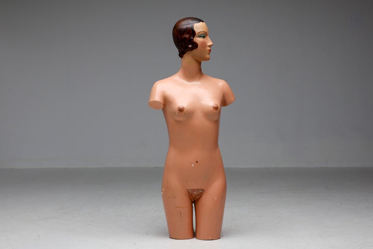 Siegel Paris Mannequin "Naked Dress" French Fashion Model Roaring Twenties - Image 9