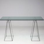 Olivier Mourgue Textured Crystal Glass Desk - Image 5