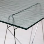 Olivier Mourgue Textured Crystal Glass Desk - Image 4