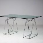 Olivier Mourgue Textured Crystal Glass Desk - Image 11