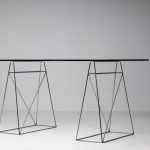 Olivier Mourgue Textured Crystal Glass Desk - Image 7