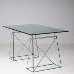 Olivier Mourgue Textured Crystal Glass Desk - Image 9