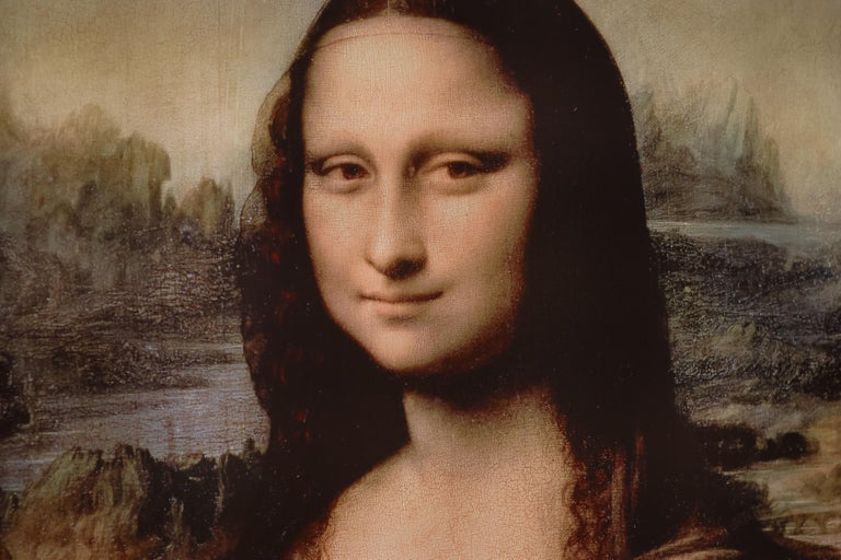 Virgil Abloh, "Mona Lisa", Artwork with Steel Frame, 2019 - Image 6