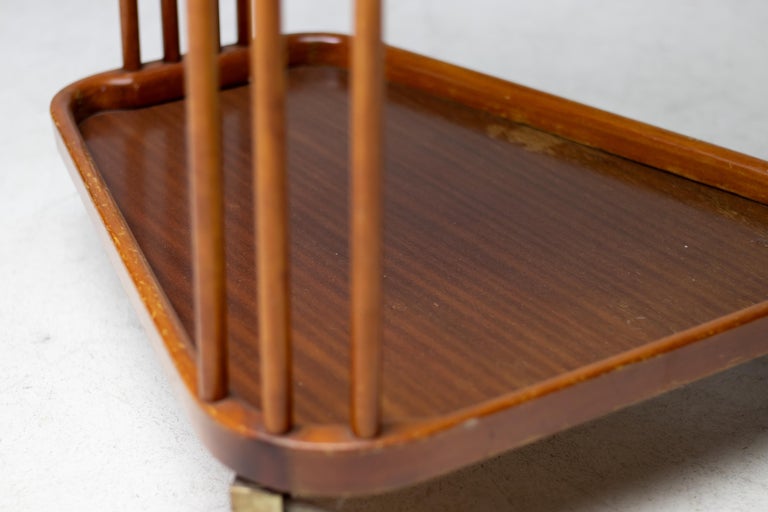 Elevate Entertaining With This Scandinavian Modern Maple and Glass Cart - Image 7