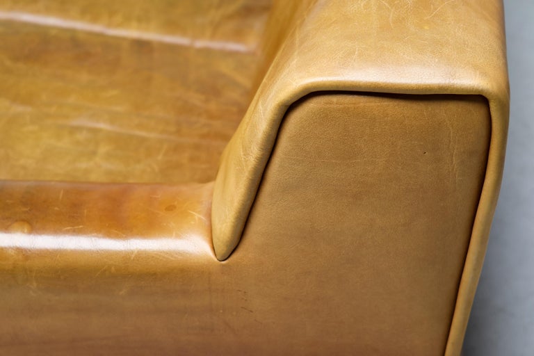 De Sede DS-42 2-Seater Sofa in Natural Bullhide, Switzerland 1970s - Image 9