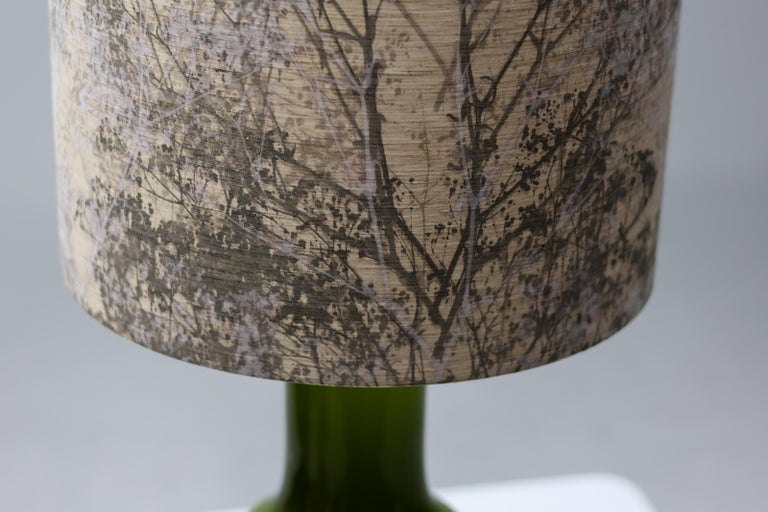 Danish Green Glass Table Lamp by Holmegaard, 1970s - Image 6