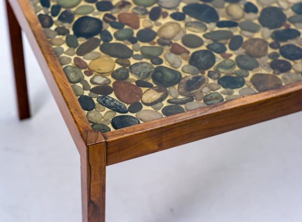 Unique Ib Kofod-Larsen "Pebbles" Rosewood Coffee Table - Image 2