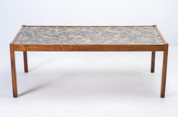 Unique Ib Kofod-Larsen "Pebbles" Rosewood Coffee Table - Image 9