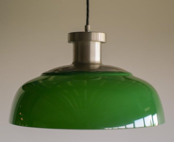 Achille & Pier Giacomo Castiglioni Green Acrylic Pendant Lamp 4017 - Image 4