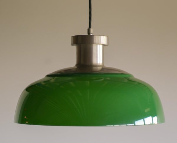 Achille & Pier Giacomo Castiglioni Green Acrylic Pendant Lamp 4017 - Image 6