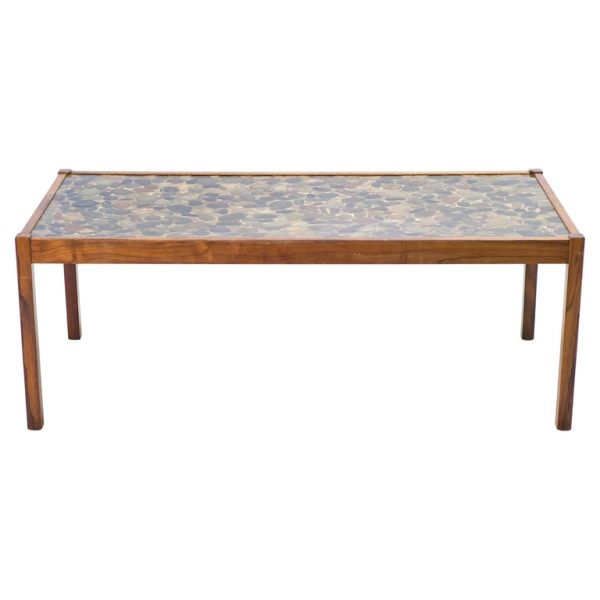 Unique Ib Kofod-Larsen "Pebbles" Rosewood Coffee Table