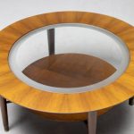 Italian Walnut and Glass Coffee Table, 1955 - Image 2