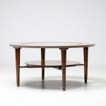 Italian Walnut and Glass Coffee Table, 1955 - Image 4