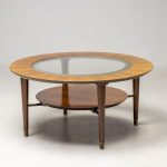 Italian Walnut and Glass Coffee Table, 1955 - Image 8