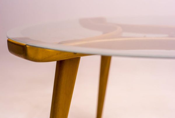 Mid Century Modern William Watting Walnut Coffee Table - Image 5