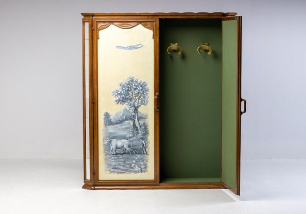 Italian Walnut Armoire - Image 2
