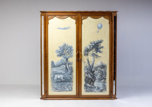 Italian Walnut Armoire - Image 6