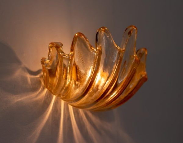 Barovier e Toso Clamshell Sconce – Handblown Murano Elegance - Image 4