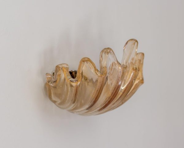 Barovier e Toso Clamshell Sconce – Handblown Murano Elegance - Image 5